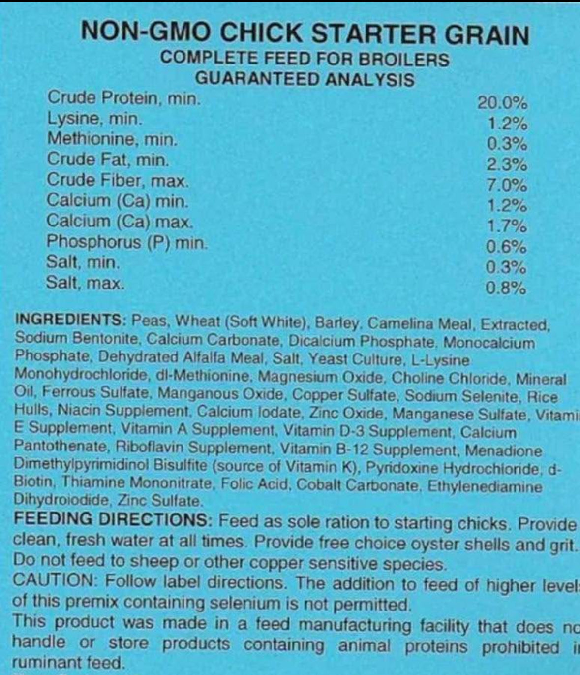 Chick Grower- 50lb bag